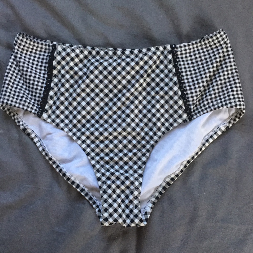 High waisted bikini bottom
